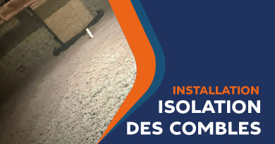Installation isolation des combles à Mirande